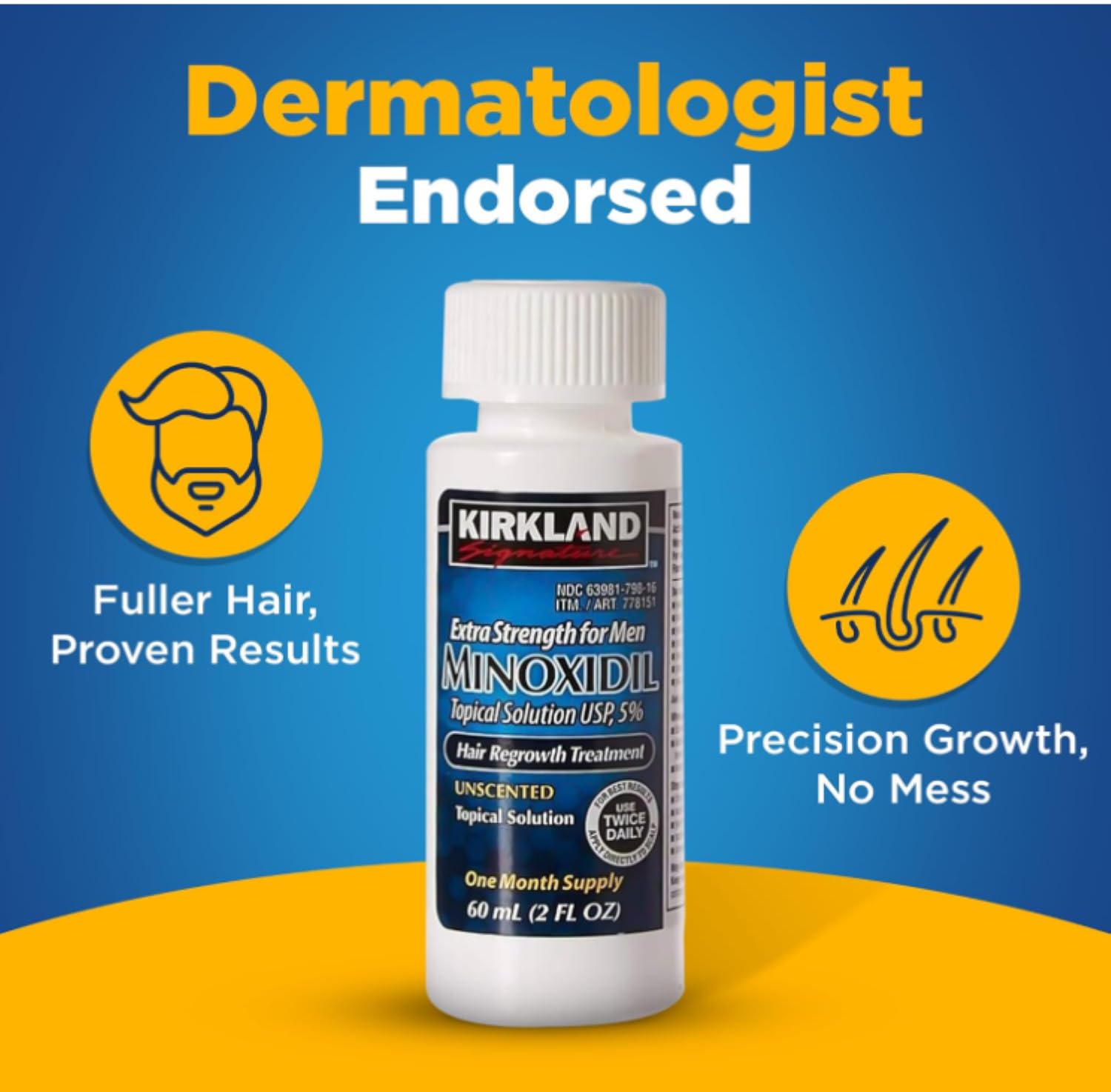 KIRKLAND SIGNATURE Minoxidil 5% 6 Months Supply